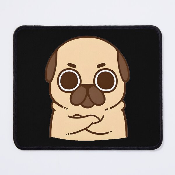 Item preview, bald head pug designed and sold by ipoppppp.