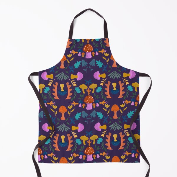 Item preview, Mushrooms in violet designed and sold by Clauzierra.
