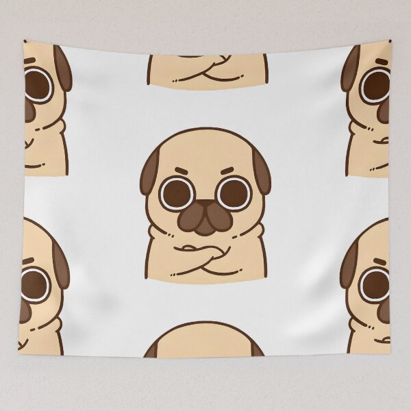 Item preview, bald head pug designed and sold by ipoppppp.