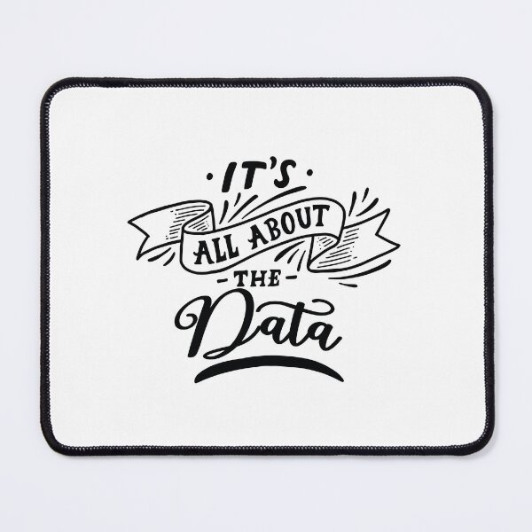 Item preview,  It's all about data - Fun shirt - data -  designed and sold by olympe-store.