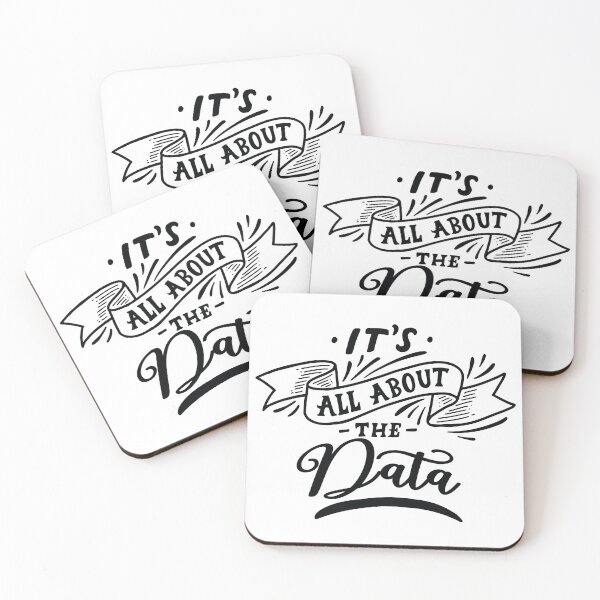 Item preview,  It's all about data - Fun shirt - data -  designed and sold by olympe-store.