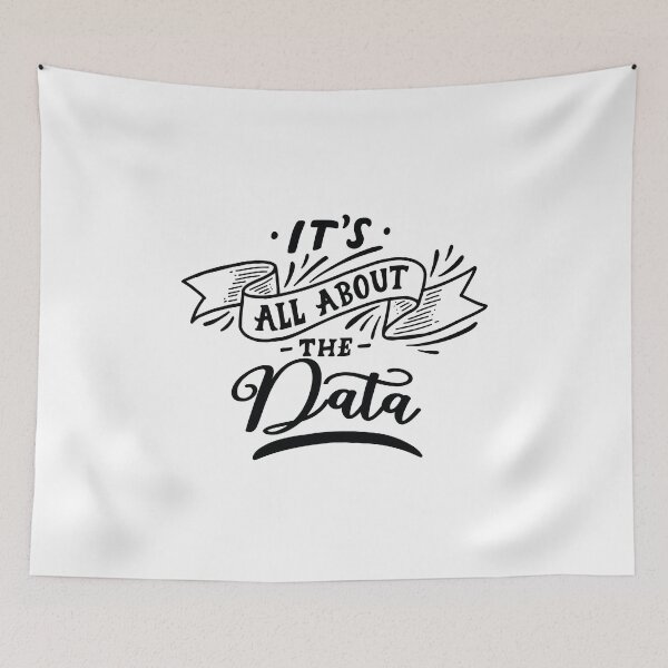 Item preview,  It's all about data - Fun shirt - data -  designed and sold by olympe-store.