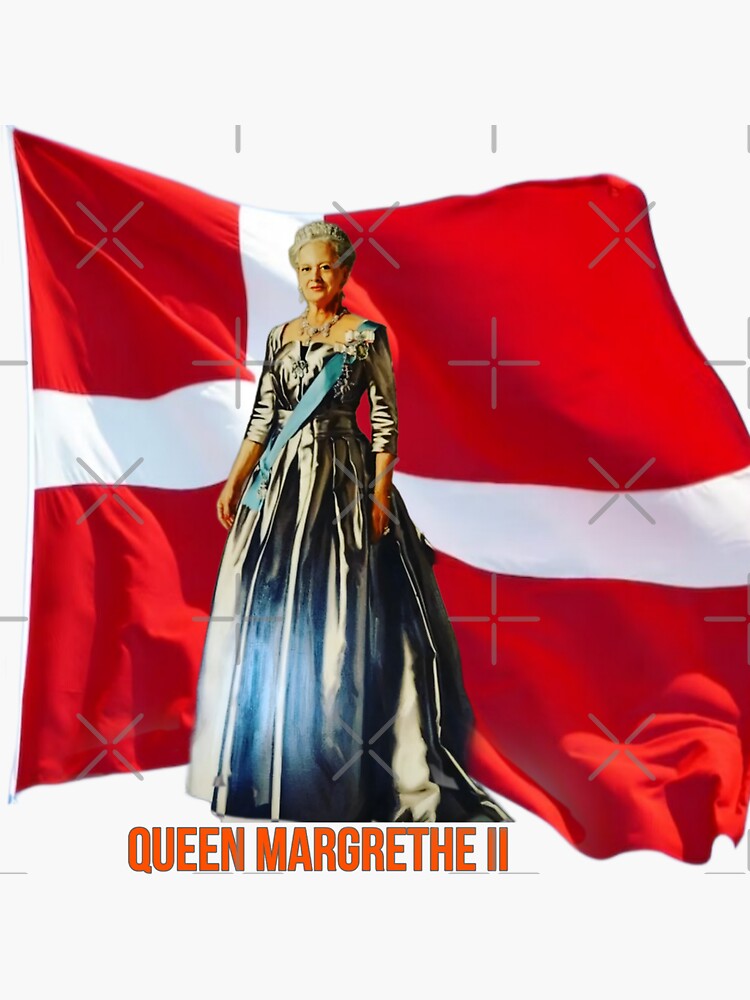 Pegatina for Sale con la obra «Reina Margarita II» de CMooreWorx