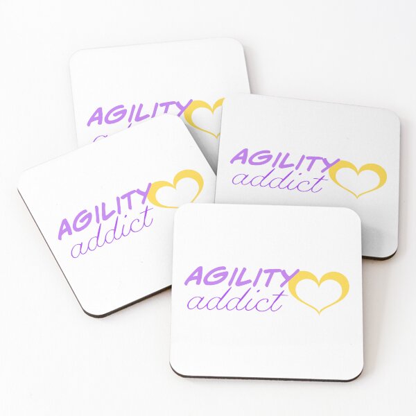 Item preview, Agility addict - purple and yellow agility enthusiast designed and sold by pascaleagility.