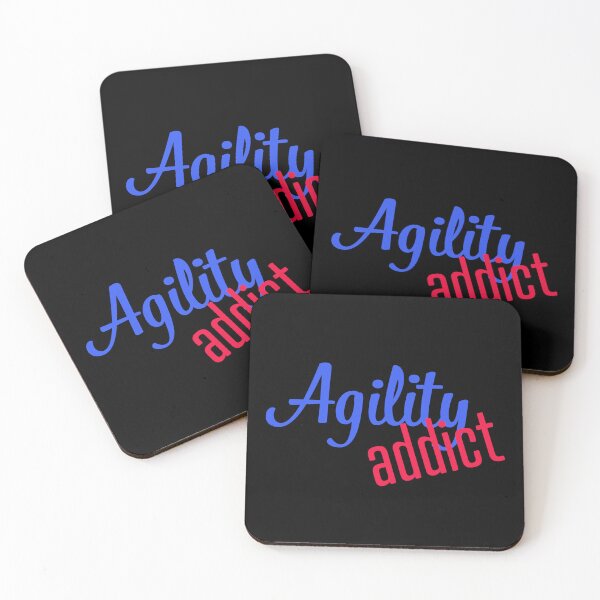 Item preview, Agility addict - agility enthusiast in red and blue designed and sold by pascaleagility.