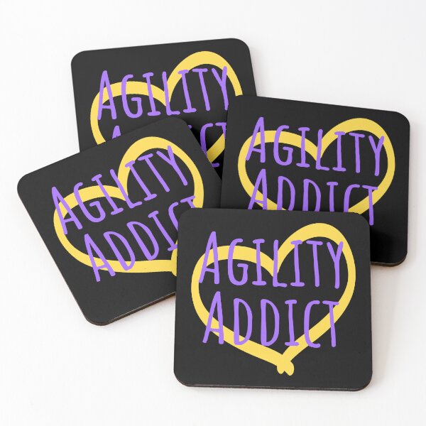 Item preview,  Agility addict - agility enthusiast in purple with a yellow heart designed and sold by pascaleagility.