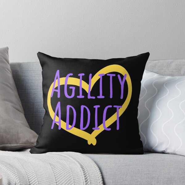 Item preview,  Agility addict - agility enthusiast in purple with a yellow heart designed and sold by pascaleagility.