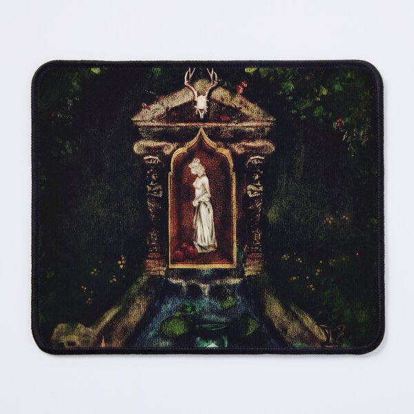 Item preview, Goblincore art The Greek Goddess Fountain at Midnight designed and sold by Monica Laipple.