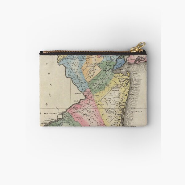 Item preview, Vintage Map of New Jersey (1823) designed and sold by BravuraMedia.