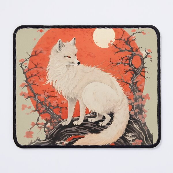 Item preview, Japanese Fox Kitsune designed and sold by Yana Grech.