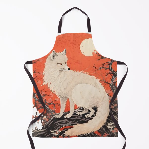 Item preview, Japanese Fox Kitsune designed and sold by Yana Grech.
