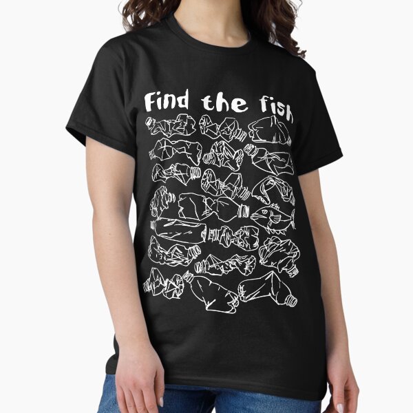 Item preview, Find the fish and save the ocean from plastic pollution designed and sold by Chilli-Design.