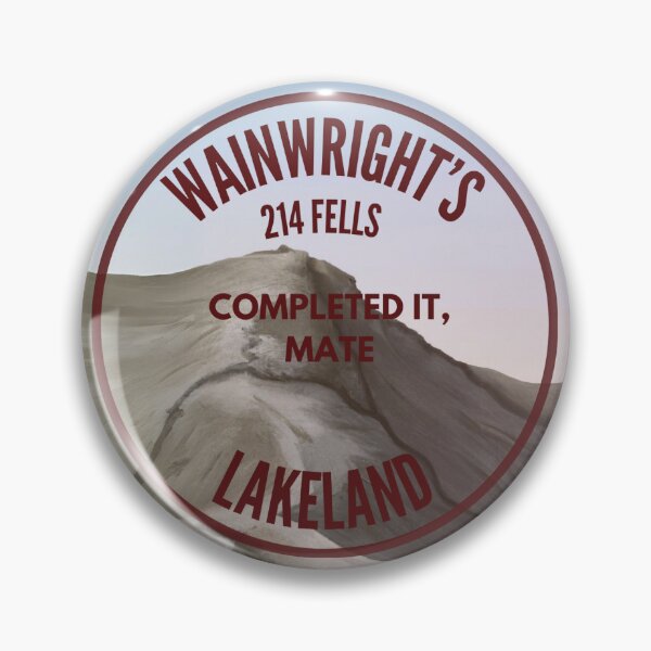 Item preview, Wainwrights Completer Badge Lake District Mountain Patch Completed It Mate Three Peaks designed and sold by xwildthings.