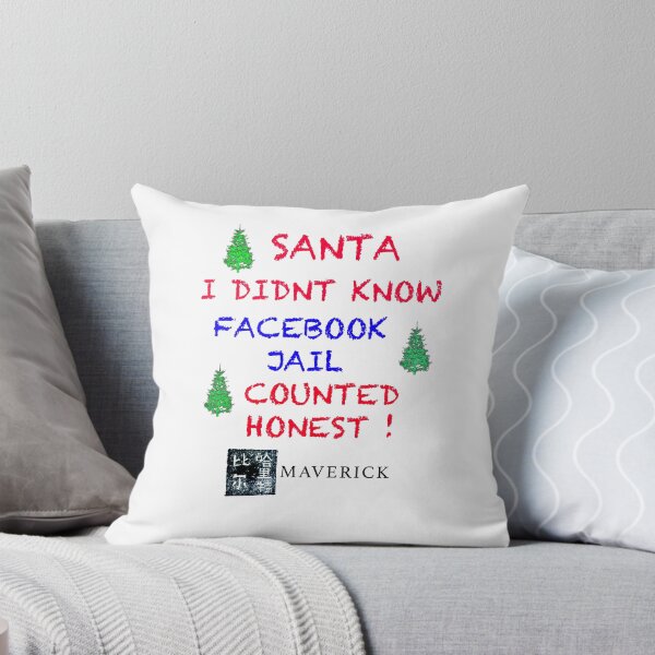 Item preview, Santa I didnt know facebook jail counted honest  designed and sold by MAVERICK-Artist.