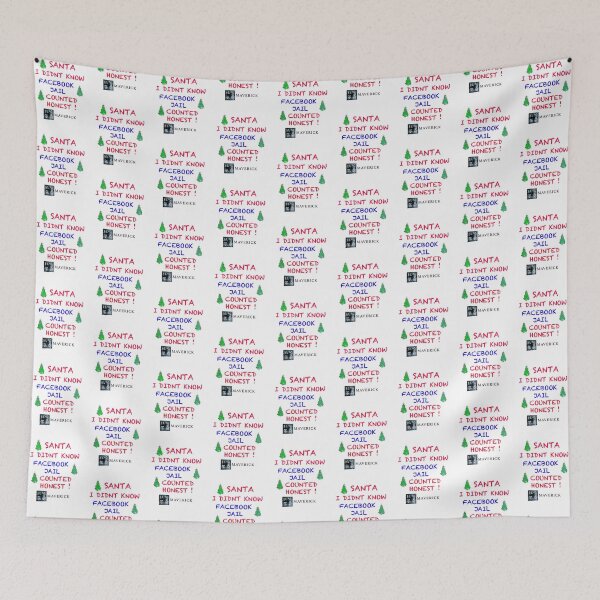 Item preview, Santa I didnt know facebook jail counted honest  designed and sold by MAVERICK-Artist.