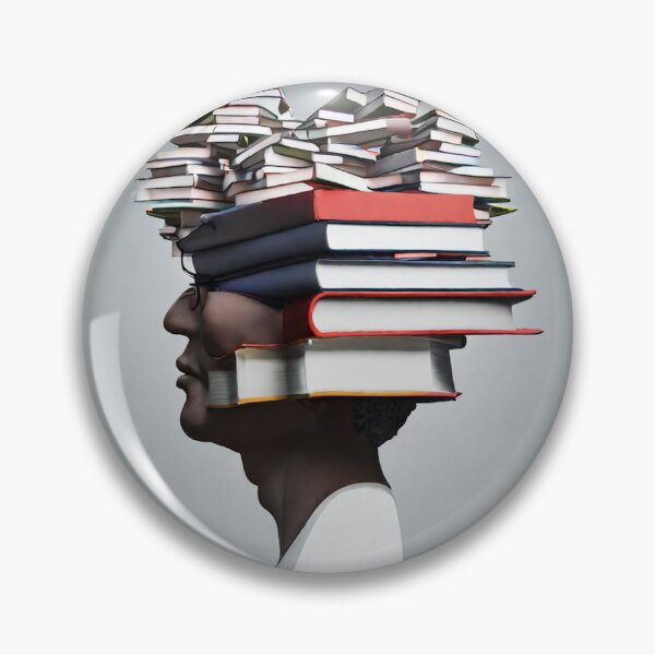 Item preview, Book Head - Book Lover - Studying designed and sold by Barbara Burgess.