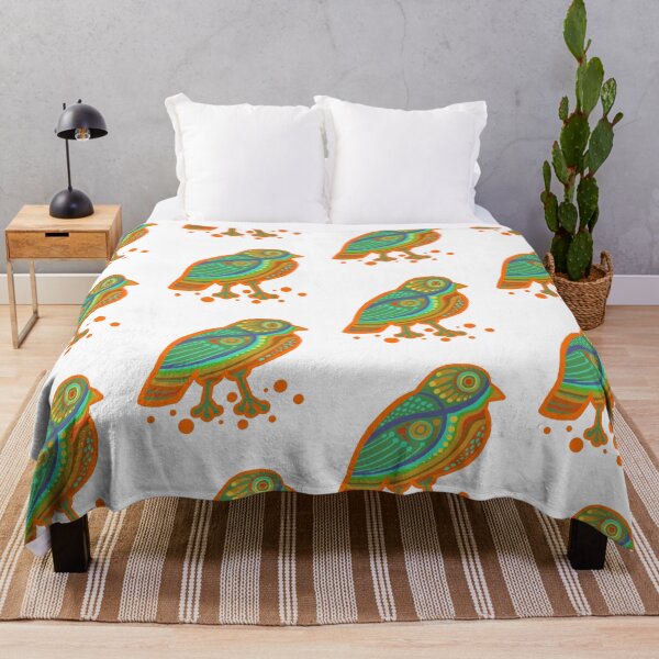 Item preview, green bird designed and sold by haoshaart.