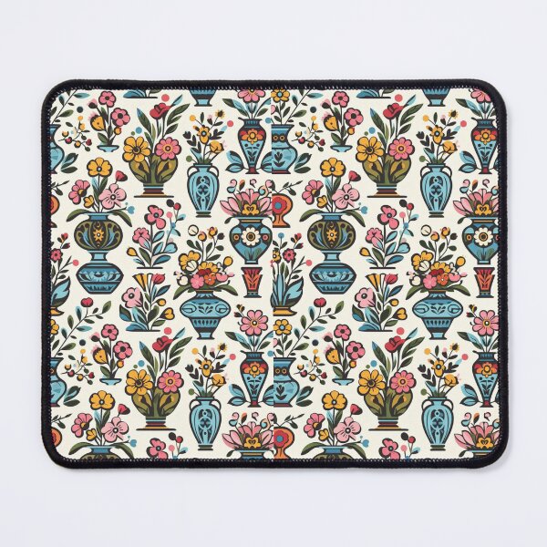 Aperçu de l'œuvre Vase de fleurs motif simpliste #4 créée et vendue par AIrtisticPrints.