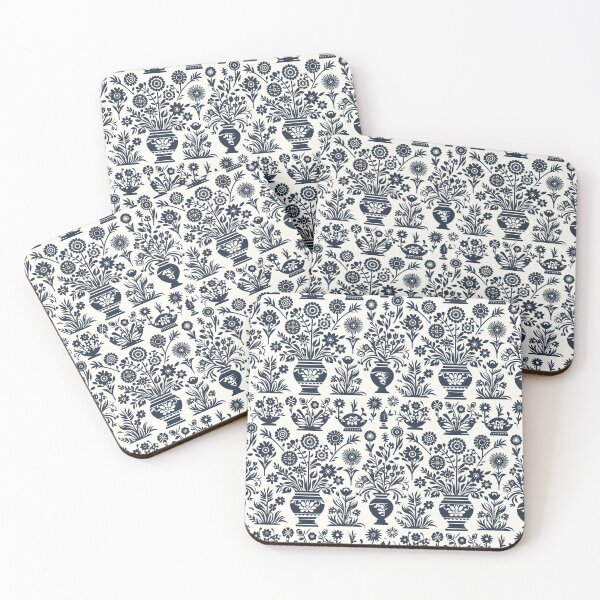 Item preview, Vase of Flowers Simplistic Pattern #5 designed and sold by AIrtisticPrints.