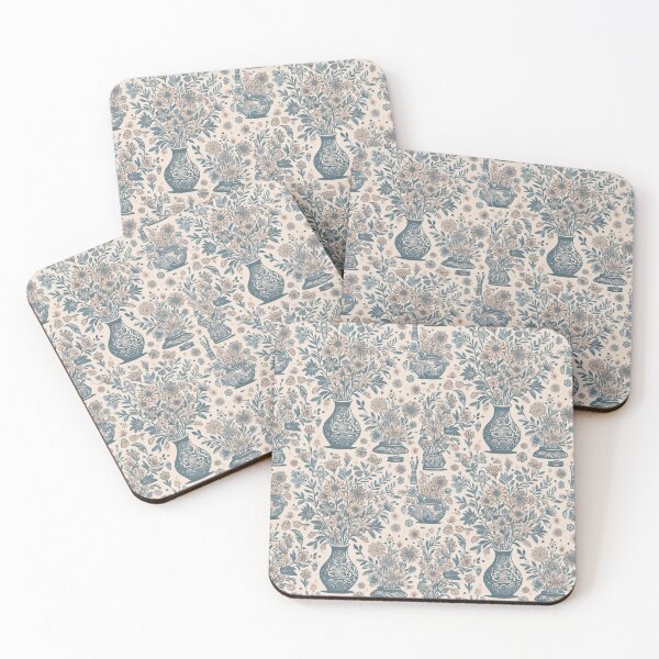 Item preview, Vase of Flowers Simplistic Pattern #6 designed and sold by AIrtisticPrints.