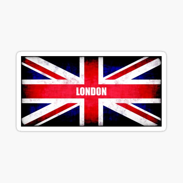 London Uk Flag Sticker For Sale By Productpics Redbubble