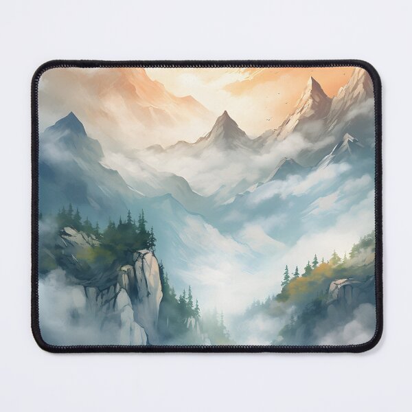 Item preview, Watercolor Wilderness: Mountain Serenity designed and sold by Shirtastically.