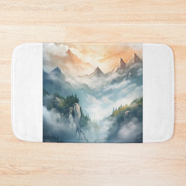 Item preview, Watercolor Wilderness: Mountain Serenity designed and sold by Shirtastically.