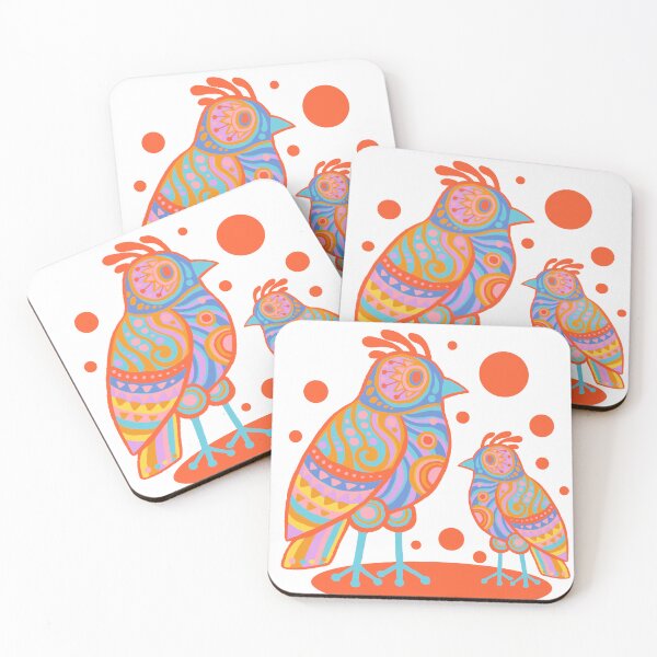 Item preview, Colorful Birds designed and sold by haoshaart.
