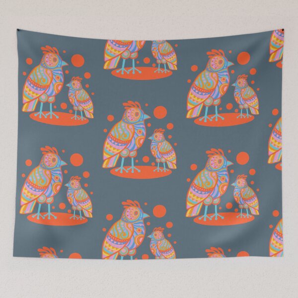 Item preview, Colorful Birds designed and sold by haoshaart.