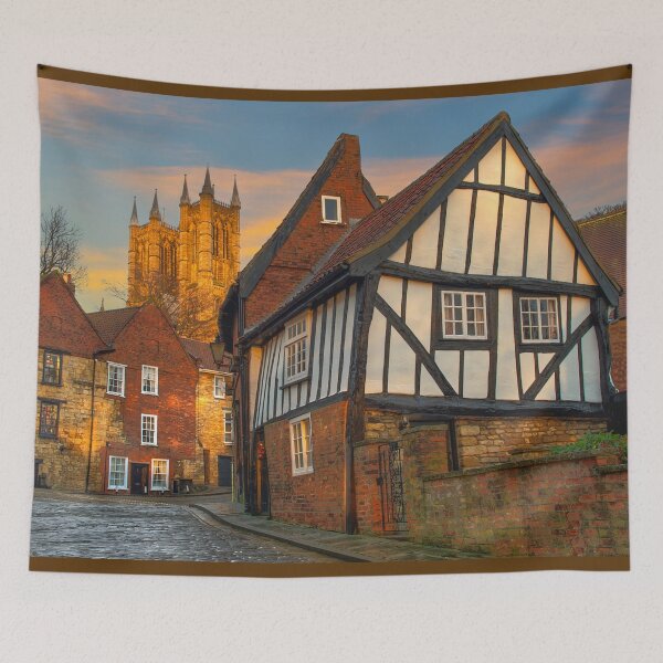 Item preview, Lincoln Cathedral and Crooked House designed and sold by Alisonchambers2.