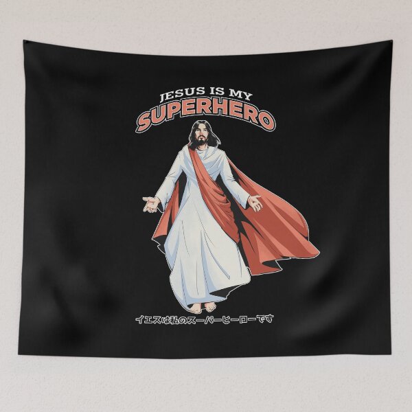 Item preview, Jesus Is My Superhero - Christian Manga designed and sold by ChristlikeMerch.