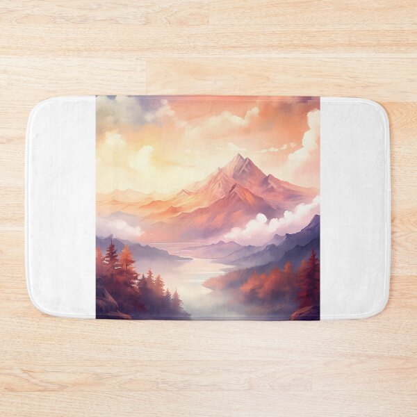 Item preview, Mountain Tranquility: A Watercolor Escape designed and sold by Shirtastically.
