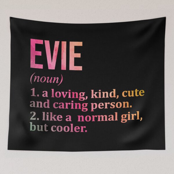 Item preview, Evie Name Definition in Watercolor designed and sold by XCIV.