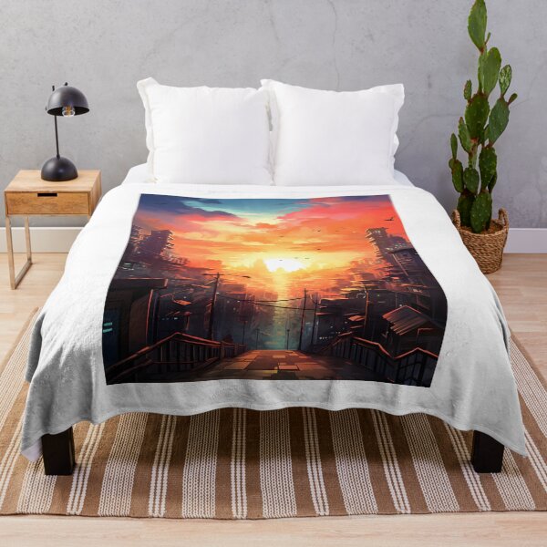 Item preview, Sunset Cityscape in Watercolor designed and sold by Shirtastically.