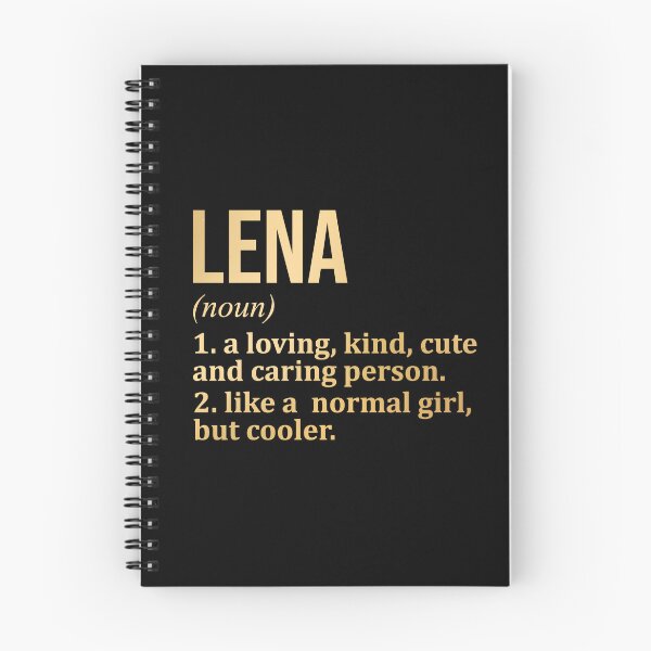 Item preview, Lena Name Definition in Gold designed and sold by XCIV.