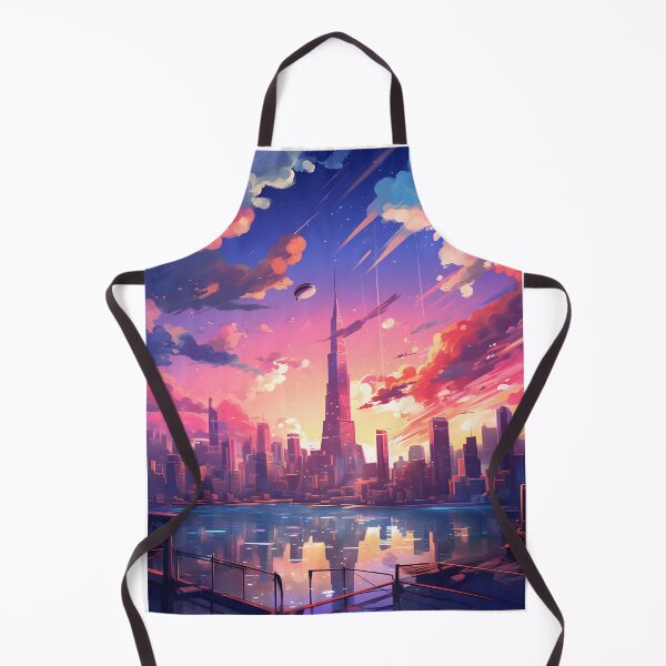 Item preview, Vibrant Sunset Over the City: Watercolor Art designed and sold by Shirtastically.