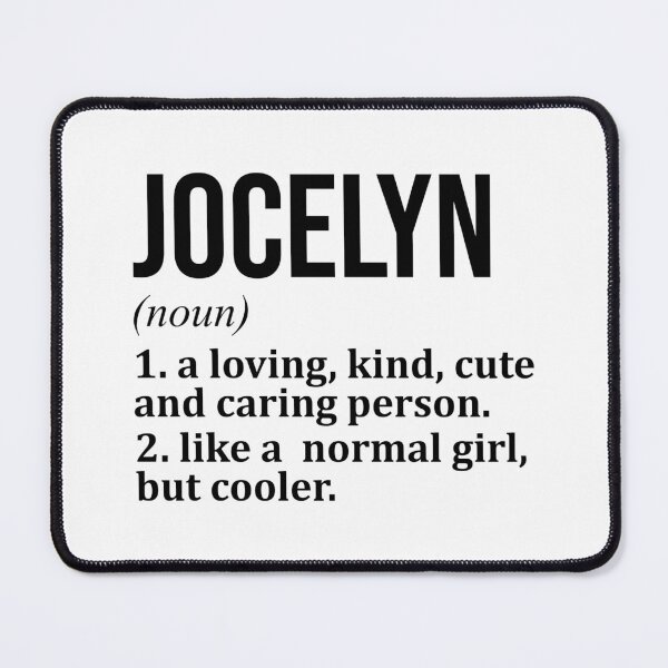 Item preview, Jocelyn Name Definition designed and sold by XCIV.