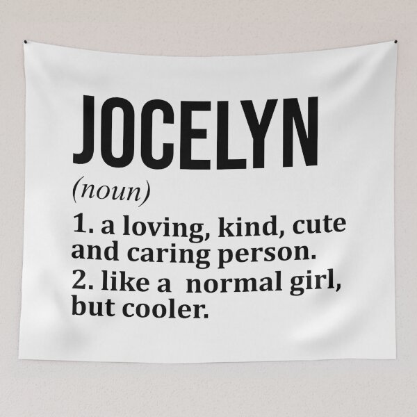 Item preview, Jocelyn Name Definition designed and sold by XCIV.