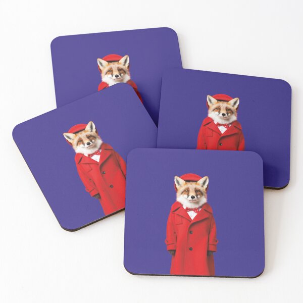 Item preview, funny fox with coat designed and sold by Mauswohn.
