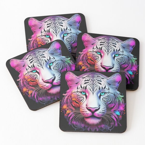Item preview, tiger neon art designed and sold by aipaint.