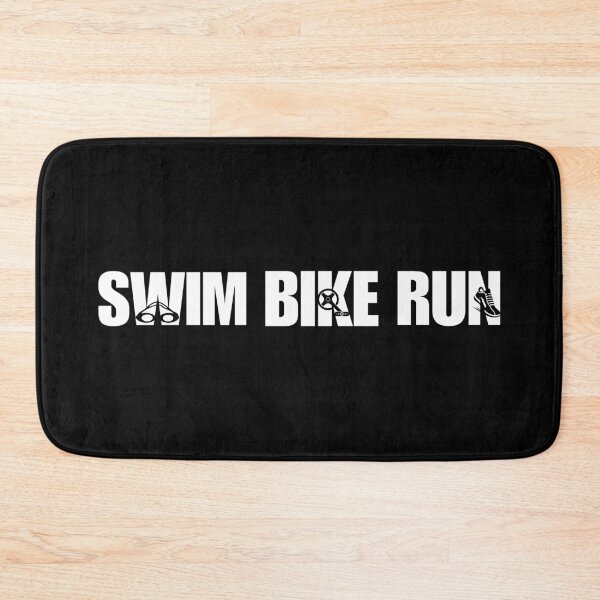 Item preview, Triathlon swim bike run icon triathlete typography  designed and sold by portrait4you.
