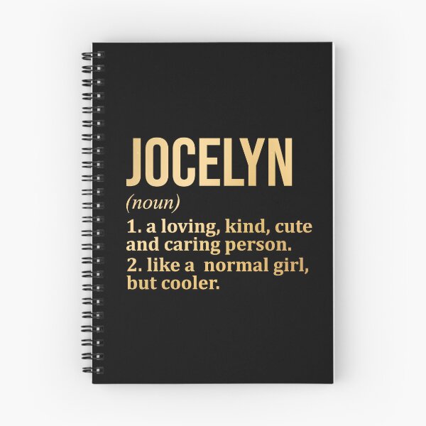 Item preview, Jocelyn Name Definition in Gold designed and sold by XCIV.