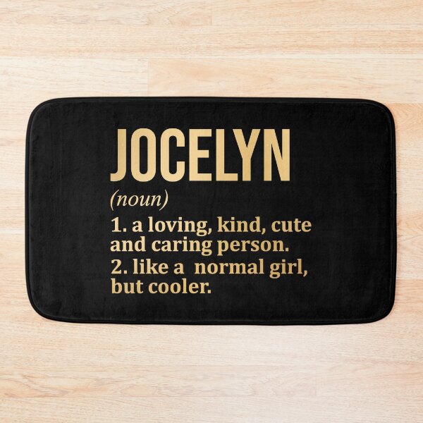 Item preview, Jocelyn Name Definition in Gold designed and sold by XCIV.