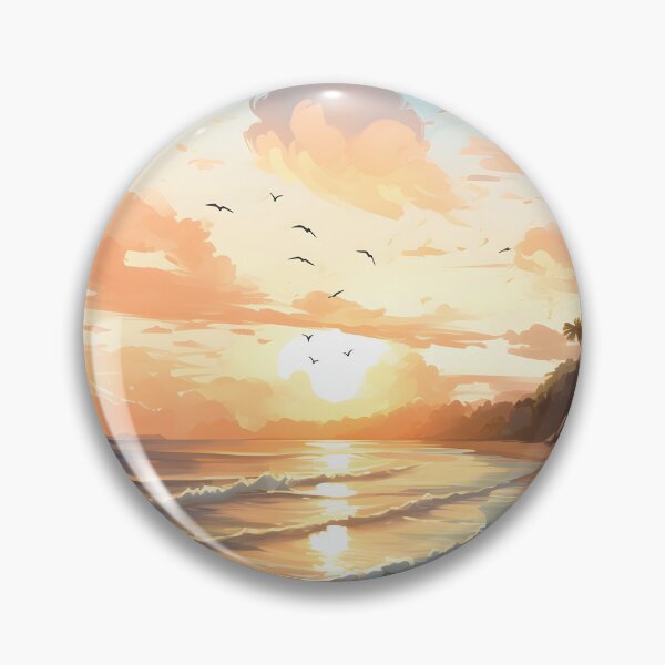 Item preview, Sunrise Serenity: Beach in Watercolor designed and sold by Shirtastically.