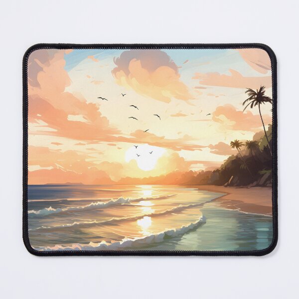 Item preview, Sunrise Serenity: Beach in Watercolor designed and sold by Shirtastically.