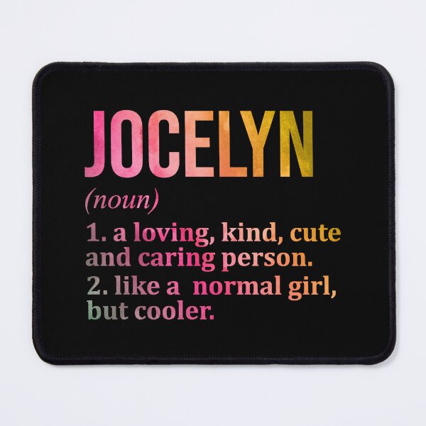 Item preview, Jocelyn Name Definition in Watercolor designed and sold by XCIV.