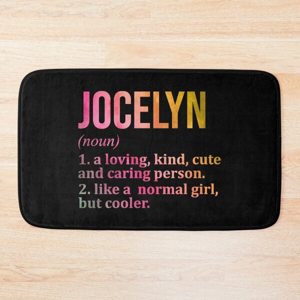 Item preview, Jocelyn Name Definition in Watercolor designed and sold by XCIV.