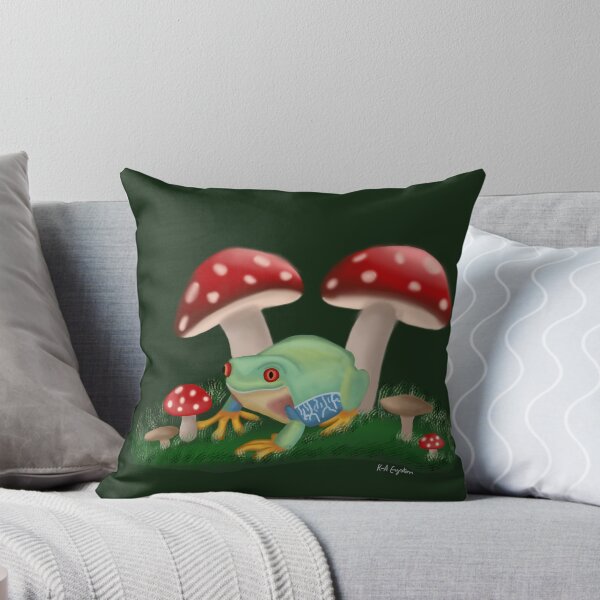 Frog Throw Pillow