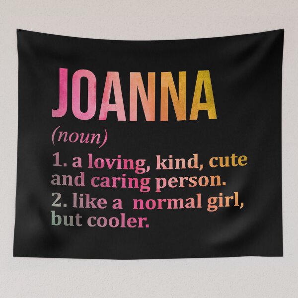 Item preview, Joanna Name Definition in Watercolor designed and sold by XCIV.