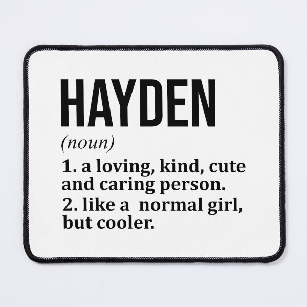 Item preview, Hayden Name Definition designed and sold by XCIV.